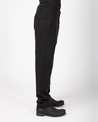 MA+ Maurizio Amadei P383 CMR Men 3 Pocket Straight Leg Medium Fit Pants Herren Hose Trousers cotton black hide m 4