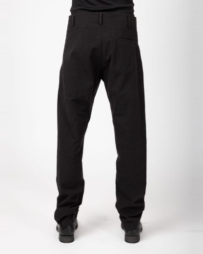 MA+ Maurizio Amadei P383 CMR Men 3 Pocket Straight Leg Medium Fit Pants Herren Hose Trousers cotton black hide m 5