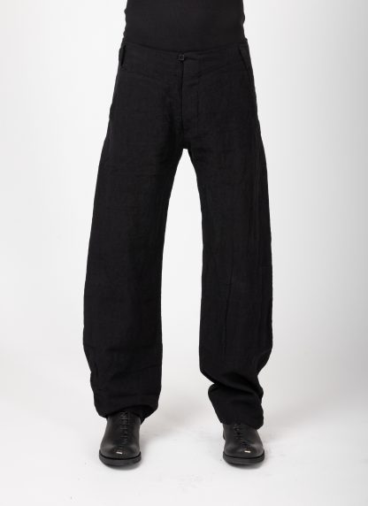 MA+ Maurizio Amadei P431 LCM4 Men 6 Pocket Wide Pants Herren Hose Trousers cotton black hide m 3