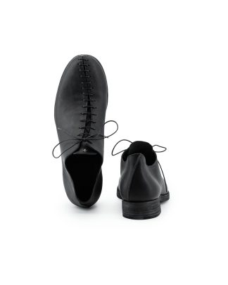 MA+ Maurizio Amadei S1Q1 VA15 Men Lace Stitched Shoe Shoe Derby Herren Schuh vachetta cow leather black hide m 1