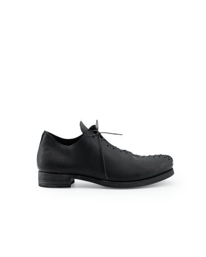MA+ Maurizio Amadei S1Q1 VA15 Men Lace Stitched Shoe Shoe Derby Herren Schuh vachetta cow leather black hide m 3