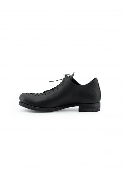 MA+ Maurizio Amadei S1Q1 VA15 Men Lace Stitched Shoe Shoe Derby Herren Schuh vachetta cow leather black hide m 5