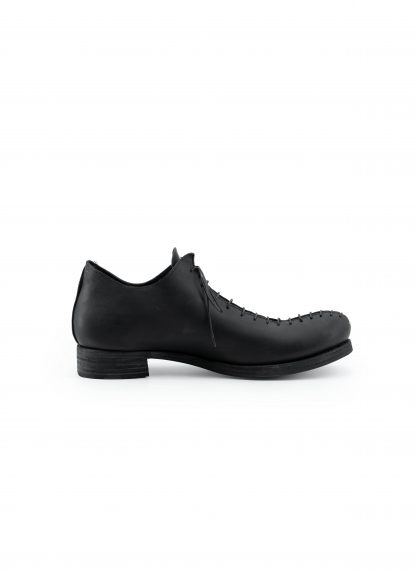 MA+ Maurizio Amadei S1Q1 VA15 Men Lace Stitched Shoe Shoe Derby Herren Schuh vachetta cow leather black hide m 6