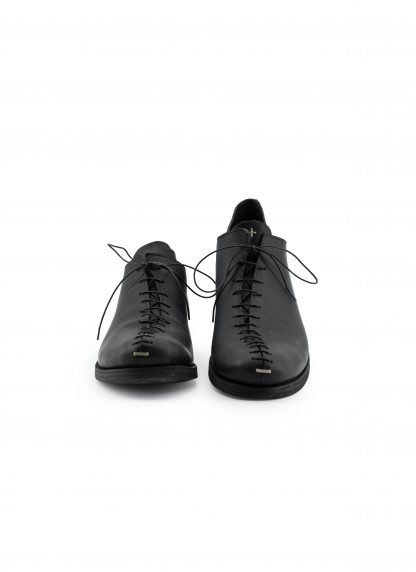 MA+ Maurizio Amadei S1Q1 VA15 Men Lace Stitched Shoe Shoe Derby Herren Schuh vachetta cow leather black hide m 7
