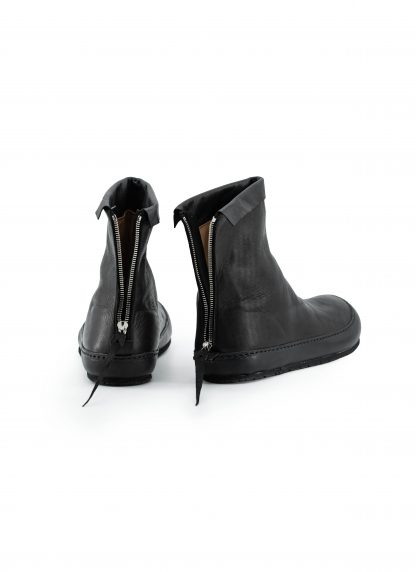 MA+ Maurizio Amadei S93N31Z R SY10 Men Barefoot Back Zip Boot Sneaker Shoe Herren Schuh cow leather black hide m 10