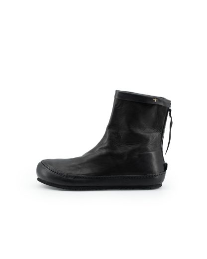 MA+ Maurizio Amadei S93N31Z R SY10 Men Barefoot Back Zip Boot Sneaker Shoe Herren Schuh cow leather black hide m 3