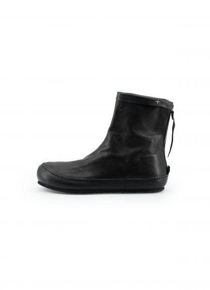 MA+ Maurizio Amadei S93N31Z R SY10 Men Barefoot Back Zip Boot Sneaker Shoe Herren Schuh cow leather black hide m 3