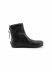 MA+ Maurizio Amadei S93N31Z R SY10 Men Barefoot Back Zip Boot Sneaker Shoe Herren Schuh cow leather black hide m 4