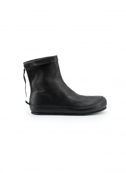 MA+ Maurizio Amadei S93N31Z R SY10 Men Barefoot Back Zip Boot Sneaker Shoe Herren Schuh cow leather black hide m 5