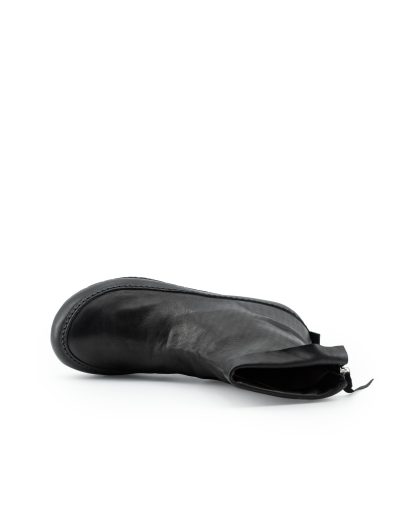 MA+ Maurizio Amadei S93N31Z R SY10 Men Barefoot Back Zip Boot Sneaker Shoe Herren Schuh cow leather black hide m 7