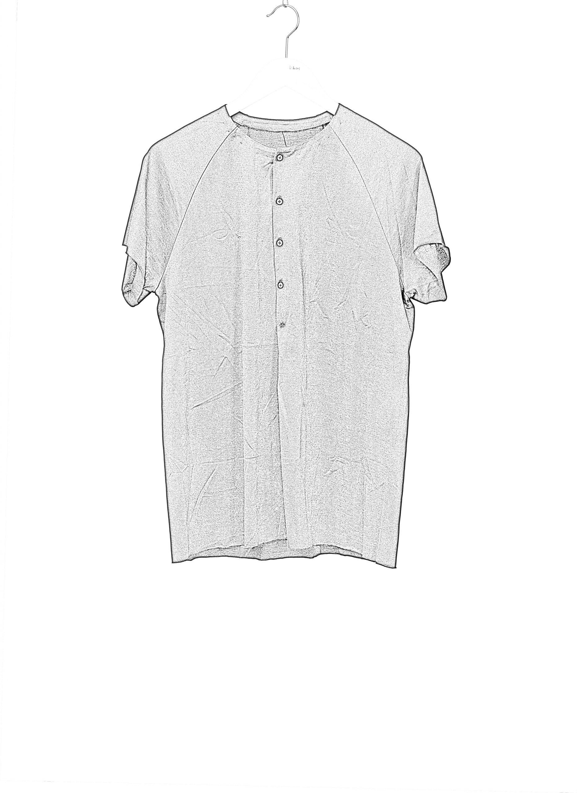 MA+ Maurizio Amadei T261C JCL10 Men Henley Raglan Short Sleeve Medium Fit T Shirt Herren tee cotton black hide m 2