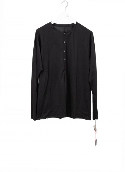 MA+ Maurizio Amadei T261D JCL10 Men Henley Raglan Long Sleeve Medium Fit T Shirt Herren tee cotton black hide m 1