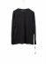 MA+ Maurizio Amadei T261D JCL10 Men Henley Raglan Long Sleeve Medium Fit T Shirt Herren tee cotton black hide m 1