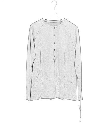 MA+ Maurizio Amadei T261D JCL10 Men Henley Raglan Long Sleeve Medium Fit T Shirt Herren tee cotton black hide m 2