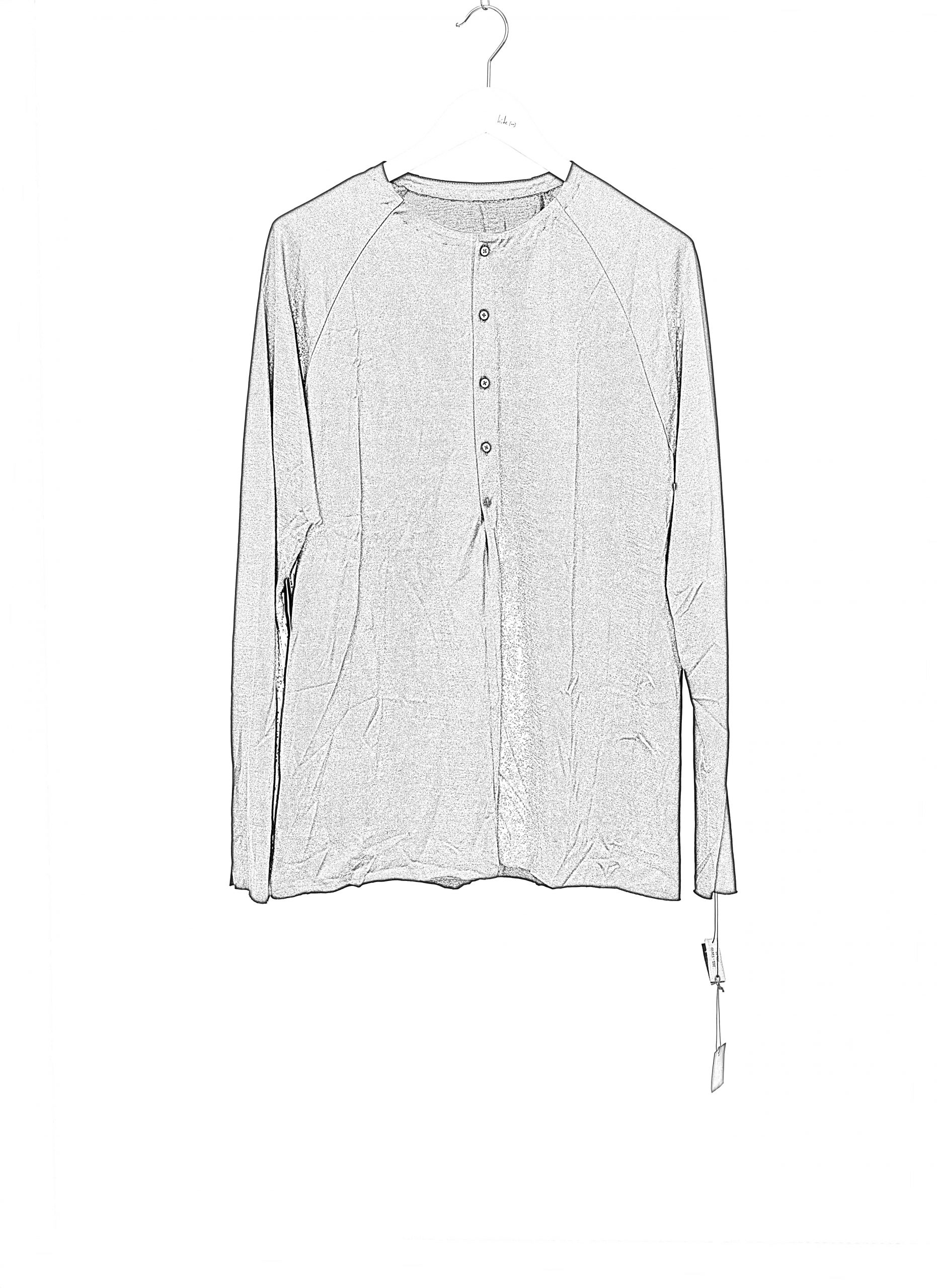 MA+ Maurizio Amadei T261D JCL10 Men Henley Raglan Long Sleeve Medium Fit T Shirt Herren tee cotton black hide m 2