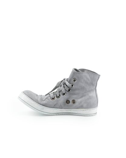 ADICIANNOVEVENTITRE A1923 AUGUSTA S2 Men Sneaker Herren Schuh light grey horse leather white rubber sole hide m 4