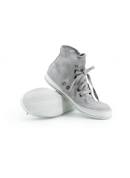 ADICIANNOVEVENTITRE A1923 AUGUSTA S2 Men Sneaker Herren Schuh light grey horse leather white rubber sole hide m 8