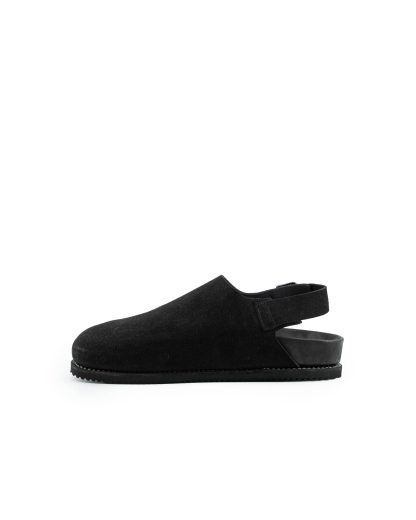 GUIDI BRK10 Men Sling Back Sandal Shoe Herren Schuh calf back side reverse leather black hide m 5