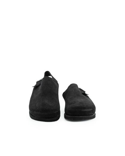 GUIDI BRK10 Men Sling Back Sandal Shoe Herren Schuh calf back side reverse leather black hide m 6