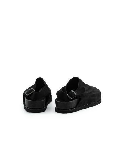 GUIDI BRK10 Men Sling Back Sandal Shoe Herren Schuh calf back side reverse leather black hide m 8