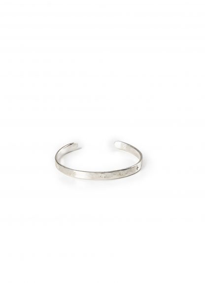 MA+ Maurizio Amadei AB050 Thin Cross Carved Silver Bracelet Armreif 925 sterling silver hide m 1