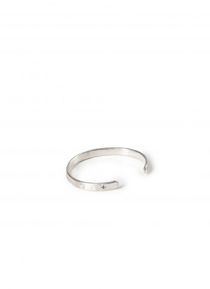 MA+ Maurizio Amadei AB050 Thin Cross Carved Silver Bracelet Armreif 925 sterling silver hide m 3