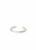 MA+ Maurizio Amadei AB058 Thin Silver Stitched Cross Silver Bangle Bracelet Armreif 925 sterling silver hide m 1