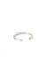 MA+ Maurizio Amadei AB058 Thin Silver Stitched Cross Silver Bangle Bracelet Armreif 925 sterling silver hide m 3