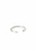 MA+ Maurizio Amadei AB058 Thin Silver Stitched Cross Silver Bangle Bracelet Armreif 925 sterling silver hide m 3