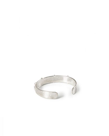 MA+ Maurizio Amadei AB18 Silver Stitched Cross Bracelet Bangle Armreif 925 sterling silver hide m 3