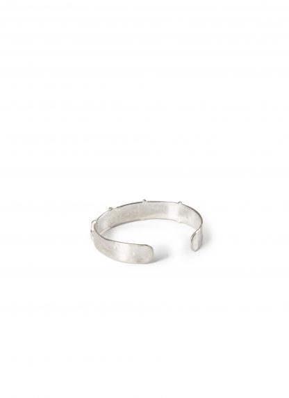 MA+ Maurizio Amadei AB18 Silver Stitched Cross Bracelet Bangle Armreif 925 sterling silver hide m 3