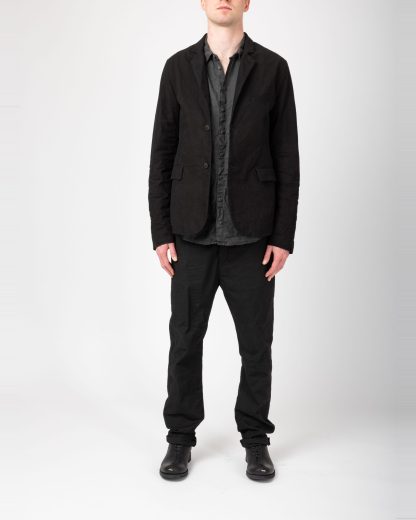 POEME BOHEMIEN GI 12 T 300 99 Men Lined Jacket Herren Jacke Blazer cotton black hide m 3