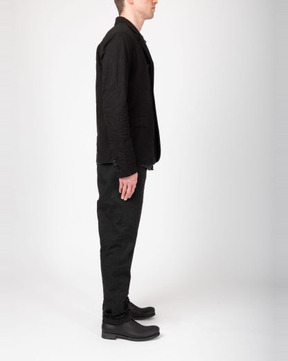 POEME BOHEMIEN GI 12 T 300 99 Men Lined Jacket Herren Jacke Blazer cotton black hide m 6