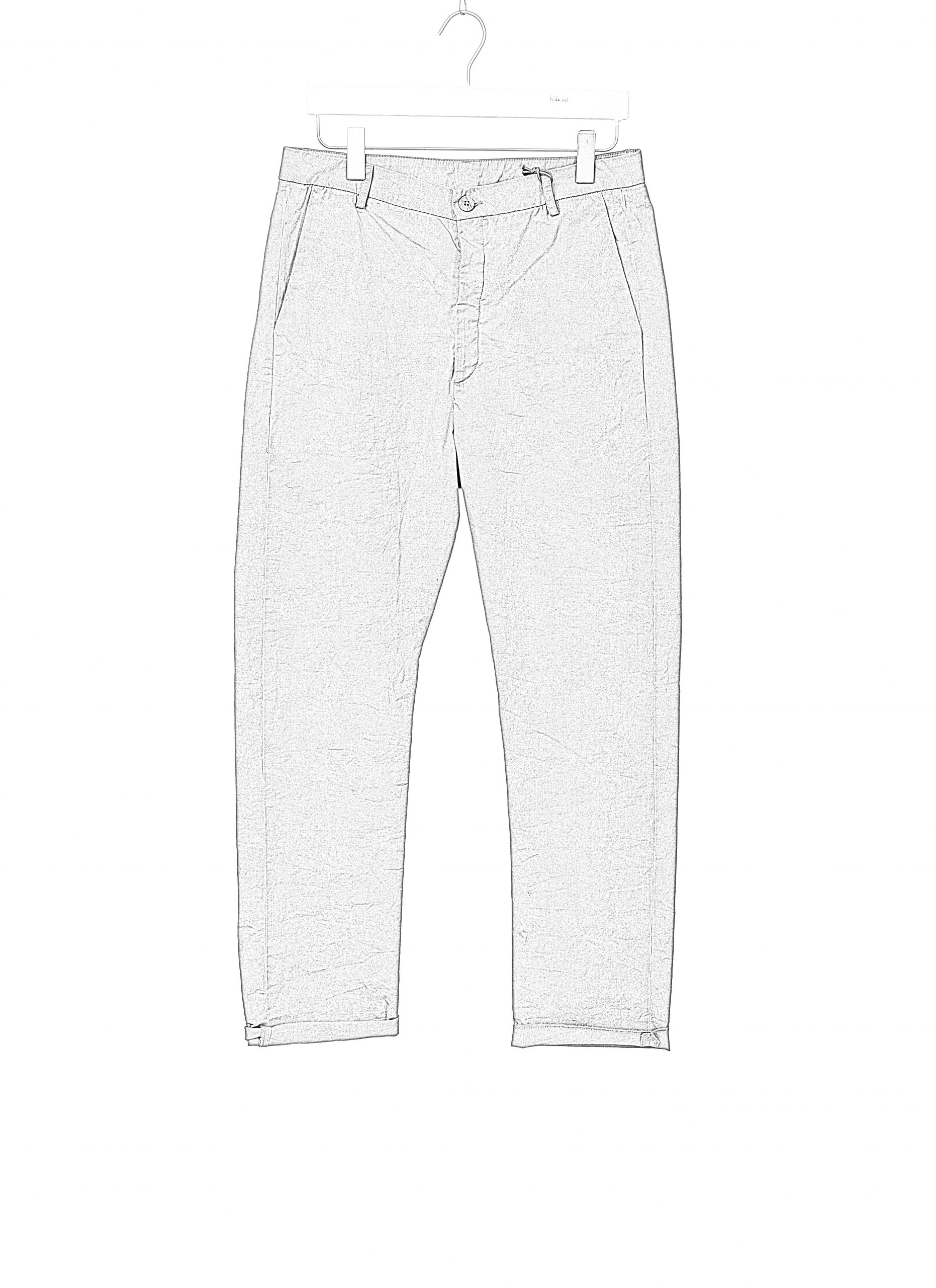 POEME BOHEMIEN PT 42 T 128 80 Men Regular Fit Pants Herren Hose Trousers cotton linen ea grey hide m 2