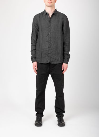 POEME BOHEMIEN SH 01 T 202 80 Men Regular Fit Shirt Herren Hemd linen grey hide m 3