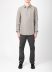 POEME BOHEMIEN SH 01 T 212 60 Men Regular Fit Shirt Herren Hemd cotton linen ice grey hide m 3