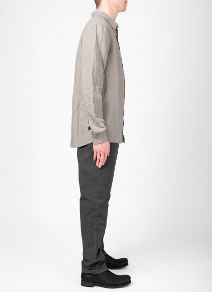 POEME BOHEMIEN SH 01 T 212 60 Men Regular Fit Shirt Herren Hemd cotton linen ice grey hide m 4