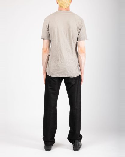 LAYER 0 T Shirt 75 men short sleeve tee herren tshirt cotton dirty light grey hide m 6