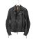 Layer 0 Men LR Chiodo Jacket Biker Herren Leder Jacke horse leather black hide m 1