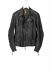 Layer 0 Men LR Chiodo Jacket Biker Herren Leder Jacke horse leather black hide m 1