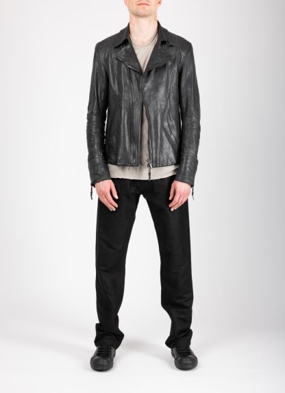 Layer 0 Men LR Chiodo Jacket Biker Herren Leder Jacke horse leather black hide m 4