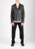 Layer 0 Men LR Chiodo Jacket Biker Herren Leder Jacke horse leather black hide m 4
