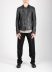 Layer 0 Men LR Chiodo Jacket Biker Herren Leder Jacke horse leather black hide m 6