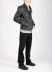 Layer 0 Men LR Chiodo Jacket Biker Herren Leder Jacke horse leather black hide m 7