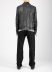 Layer 0 Men LR Chiodo Jacket Biker Herren Leder Jacke horse leather black hide m 9