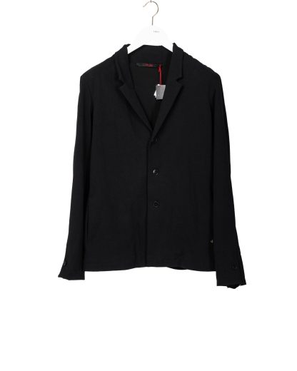 MA+ Maurizio Amadei J1120 MJP1 3 Button Straight Jacket Men Blazer Herren Jacke cotton black hide m 1