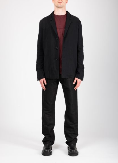 MA+ Maurizio Amadei J1120 MJP1 3 Button Straight Jacket Men Blazer Herren Jacke cotton black hide m 3