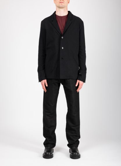 MA+ Maurizio Amadei J1120 MJP1 3 Button Straight Jacket Men Blazer Herren Jacke cotton black hide m 4