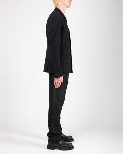 MA+ Maurizio Amadei J1120 MJP1 3 Button Straight Jacket Men Blazer Herren Jacke cotton black hide m 6