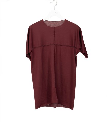 MA+ Maurizio Amadei T211C CM JCL10 Men Hand Stitched One Piece Short Sleeve T Shirt Herren tshirt tee cotton aubergine hide m 1